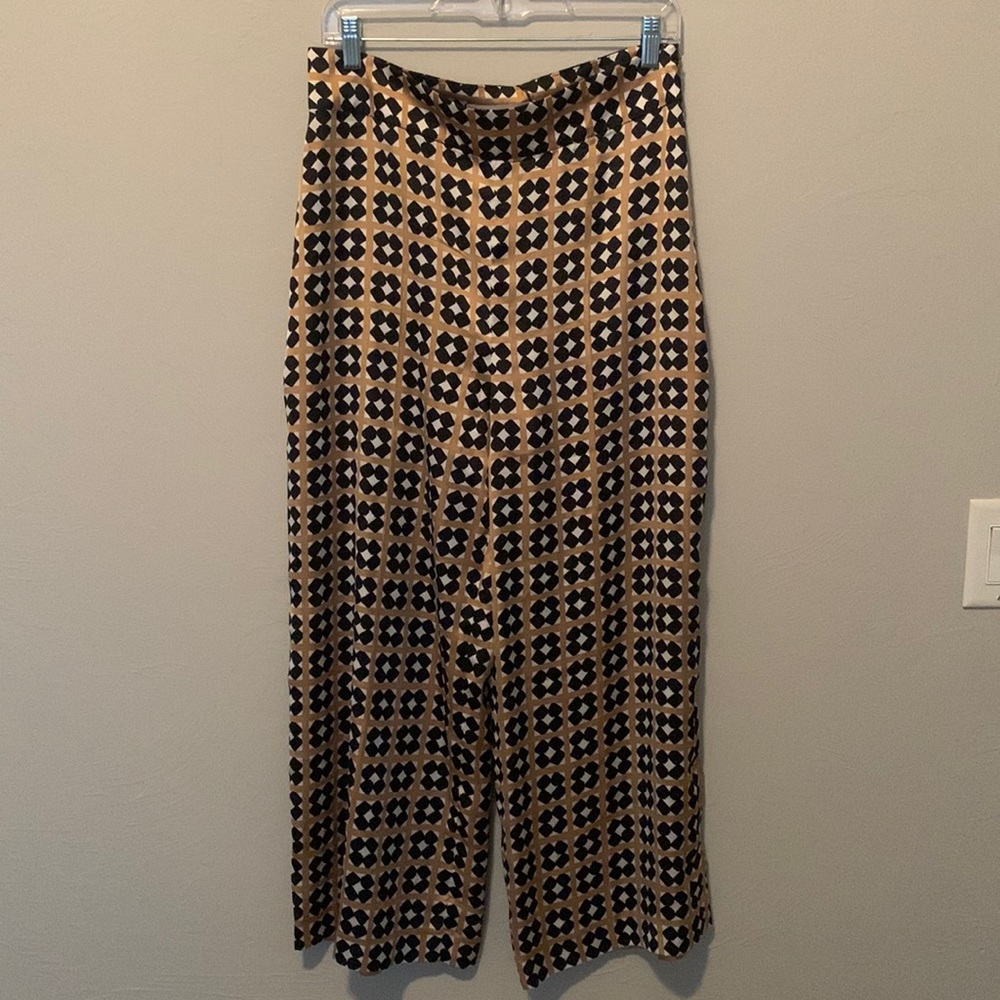 Zara patterned pants NWT